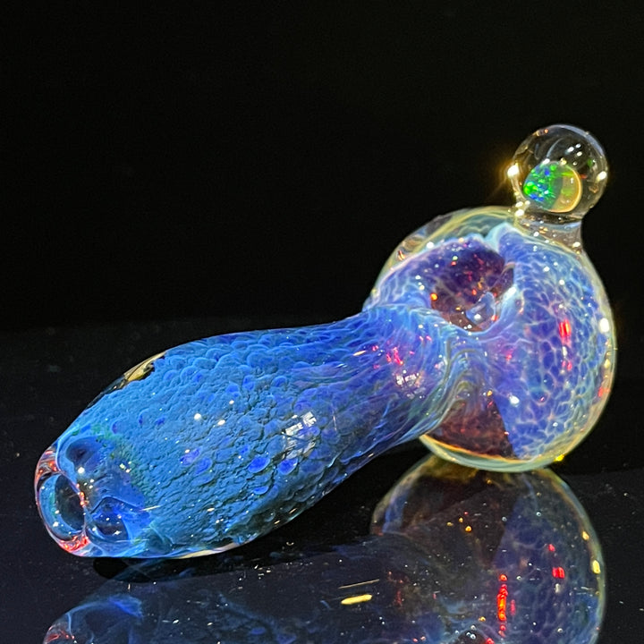 Purple Nebula Black Opal Pipe Glass Pipe Tako Glass   