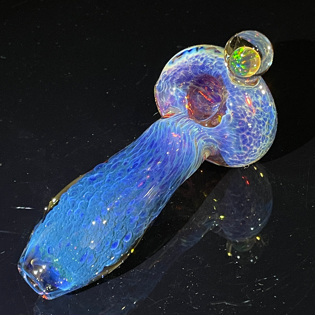 Purple Nebula Black Opal Pipe Glass Pipe Tako Glass   