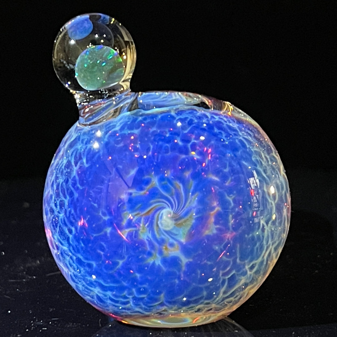 Purple Nebula Black Opal Pipe Glass Pipe Tako Glass   