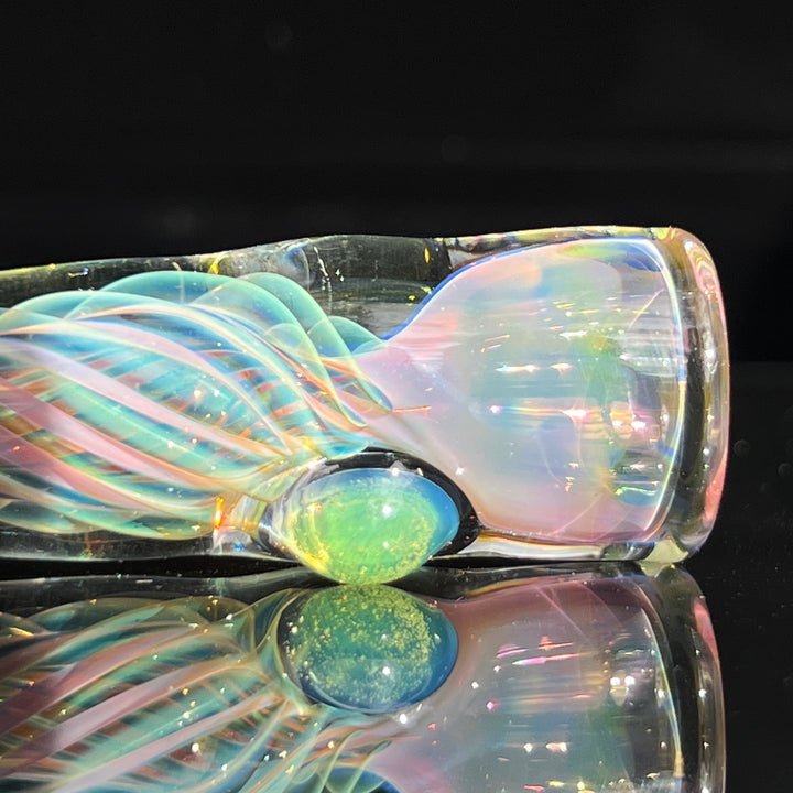 Thick Fume Chillum + Case Combo Glass Pipe Chuck Glass