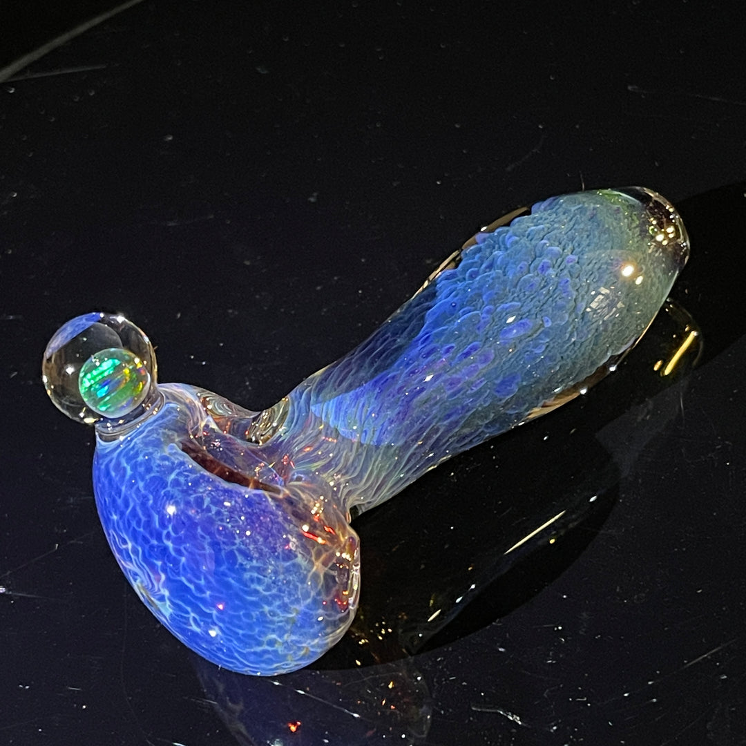 Purple Nebula Black Opal Pipe Glass Pipe Tako Glass   