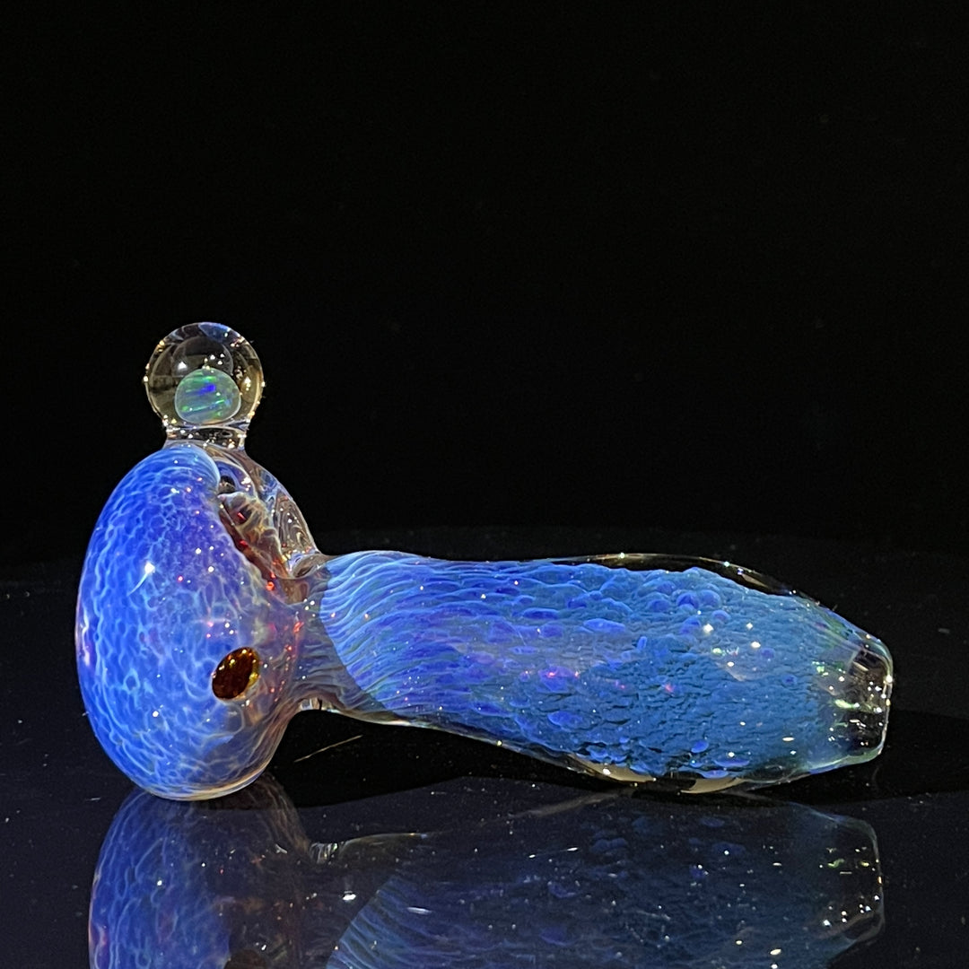 Purple Nebula Black Opal Pipe Glass Pipe Tako Glass   