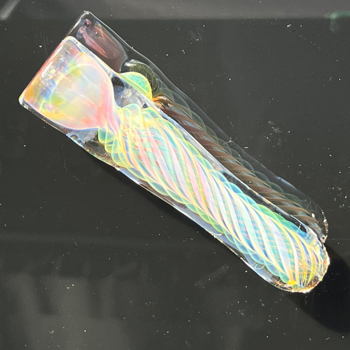 Thick Fume Chillum + Case Combo Glass Pipe Chuck Glass