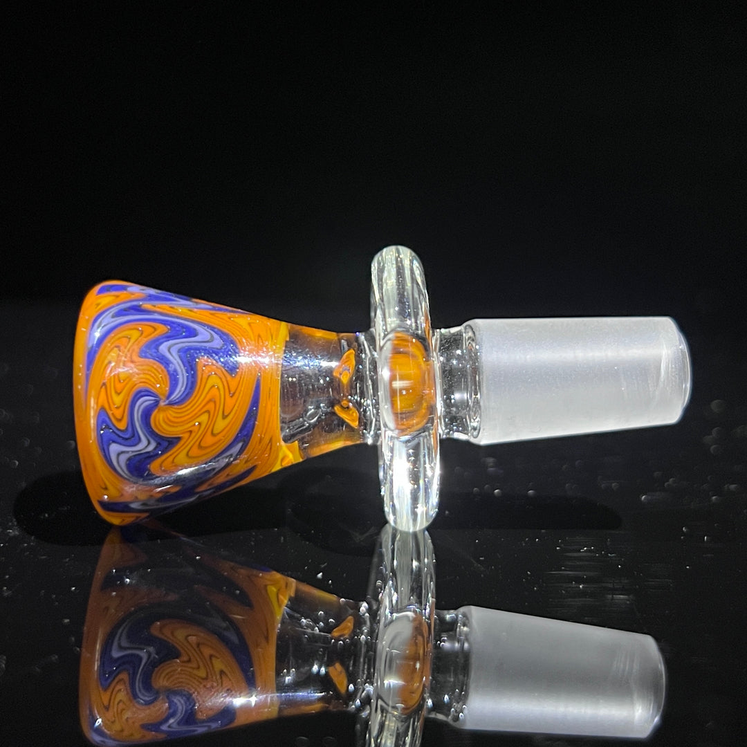 Heady Worked Beaker Glass Pipe Tako Glass   