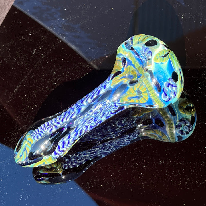 Super Chunky Inside Out Spoon Glass Pipe Tiny Mike   