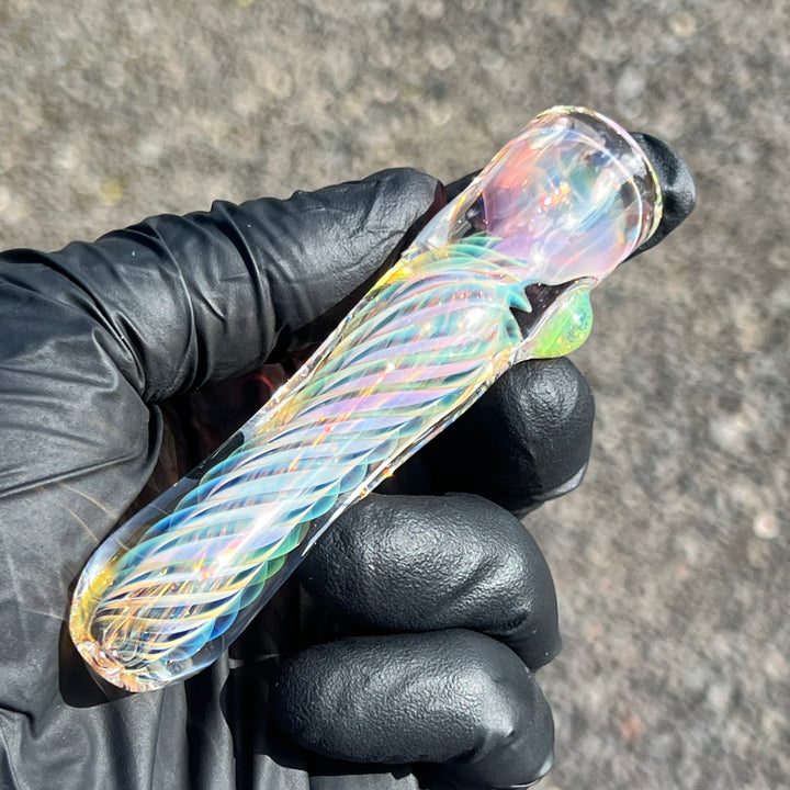 Thick Fume Chillum + Case Combo Glass Pipe Chuck Glass