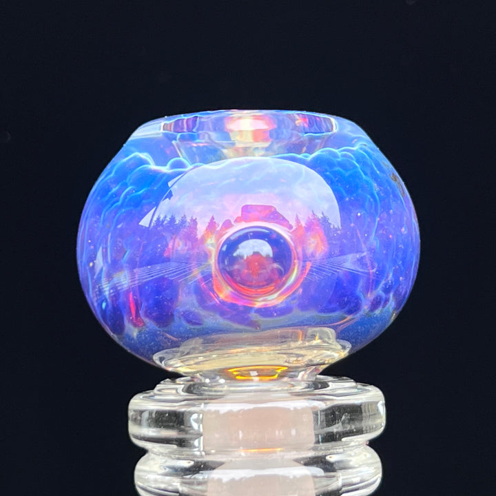 14mm Purple Nebula Pull Slide Accessory Tako Glass   