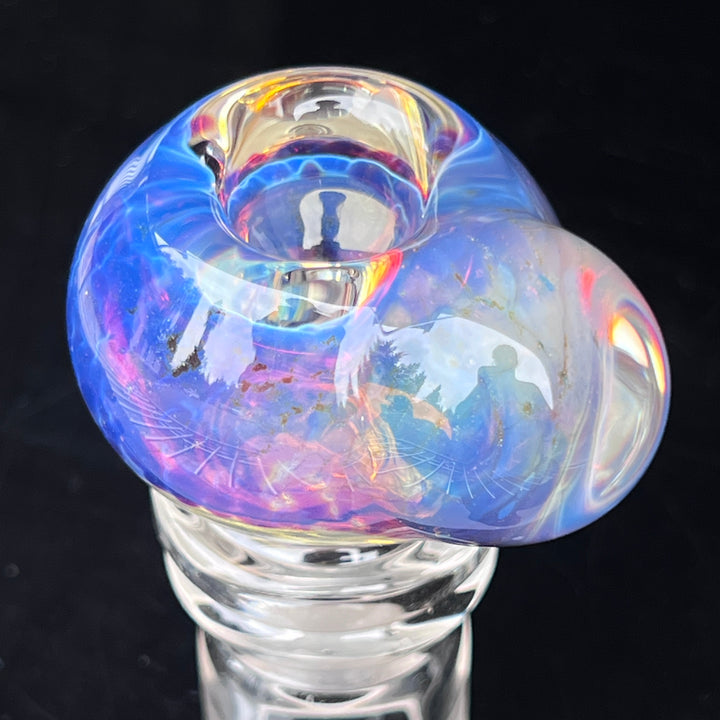 14mm Purple Nebula Pull Slide Accessory Tako Glass   