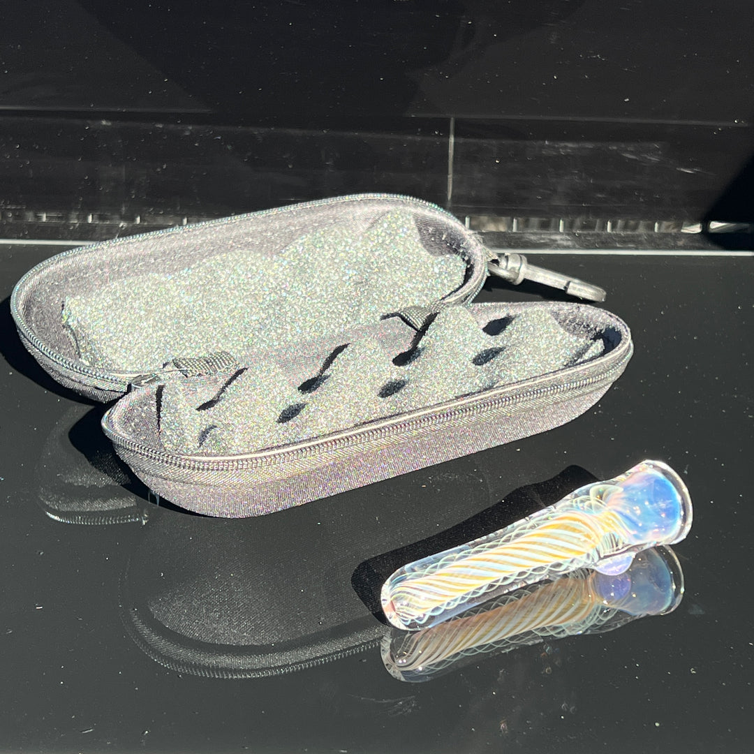 Thick Fume Chillum + Case Combo Glass Pipe Chuck Glass