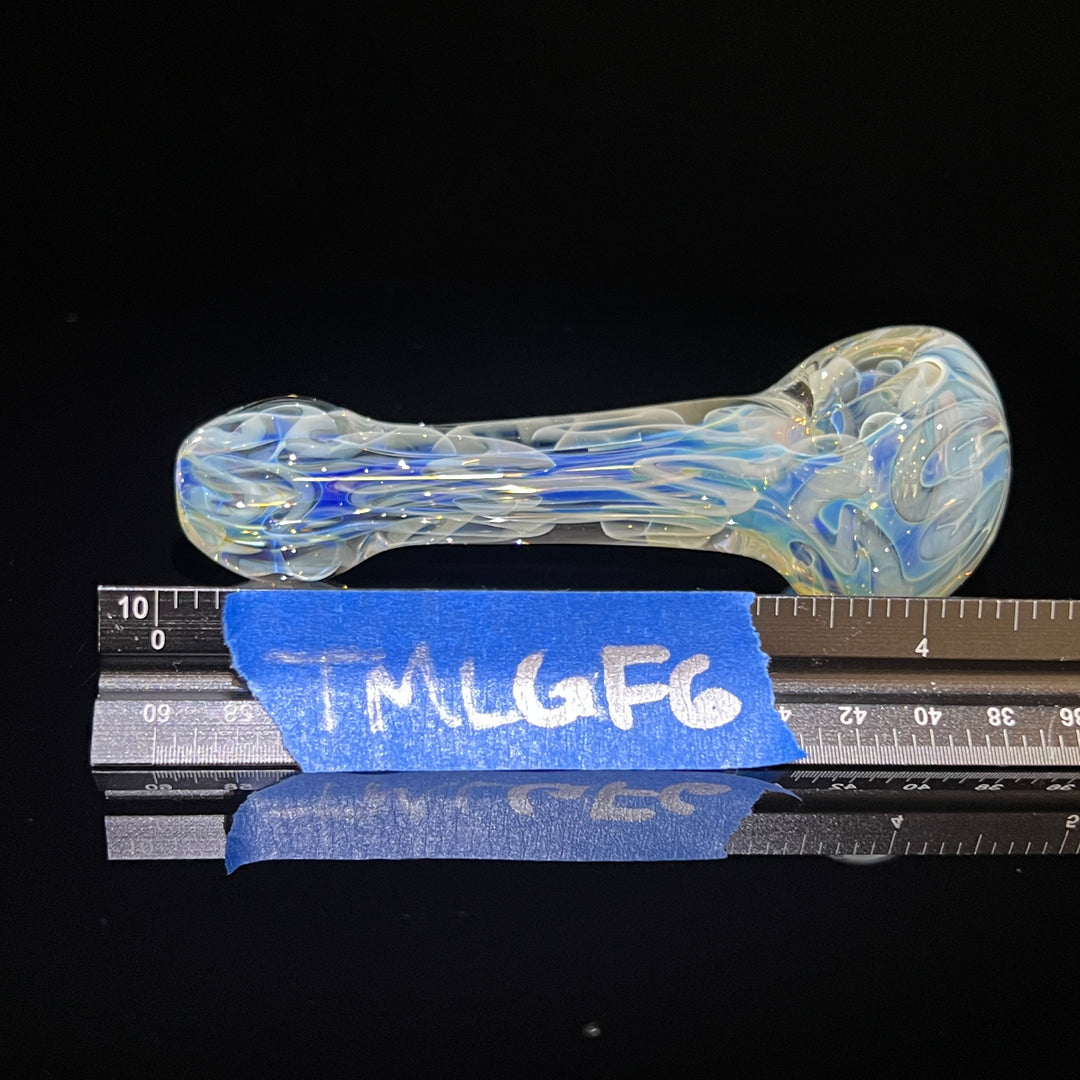 Large Ghost Flame Glass Pipe 6 Glass Pipe Tiny Mike   