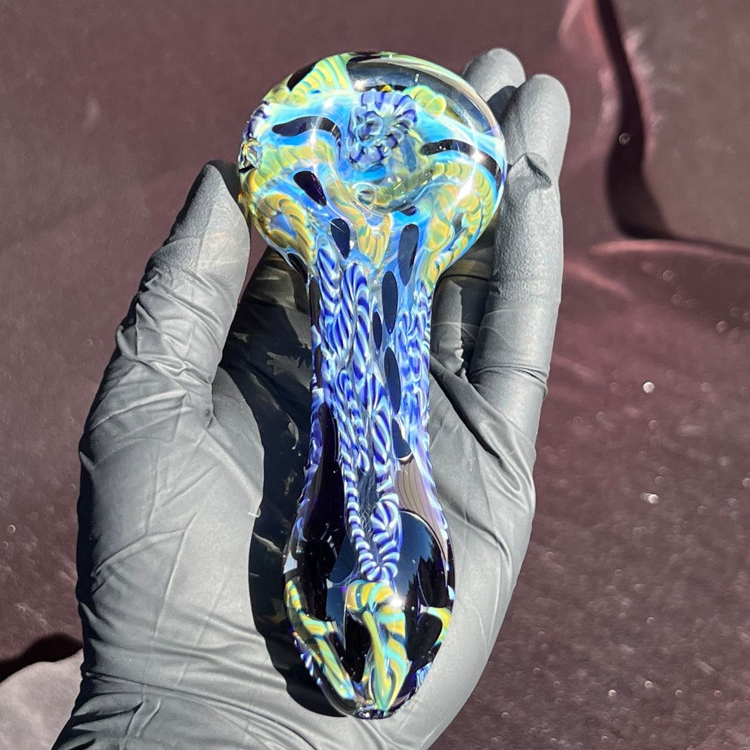 Super Chunky Inside Out Spoon Glass Pipe Tiny Mike   