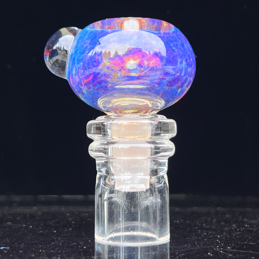 14mm Purple Nebula Pull Slide Accessory Tako Glass   