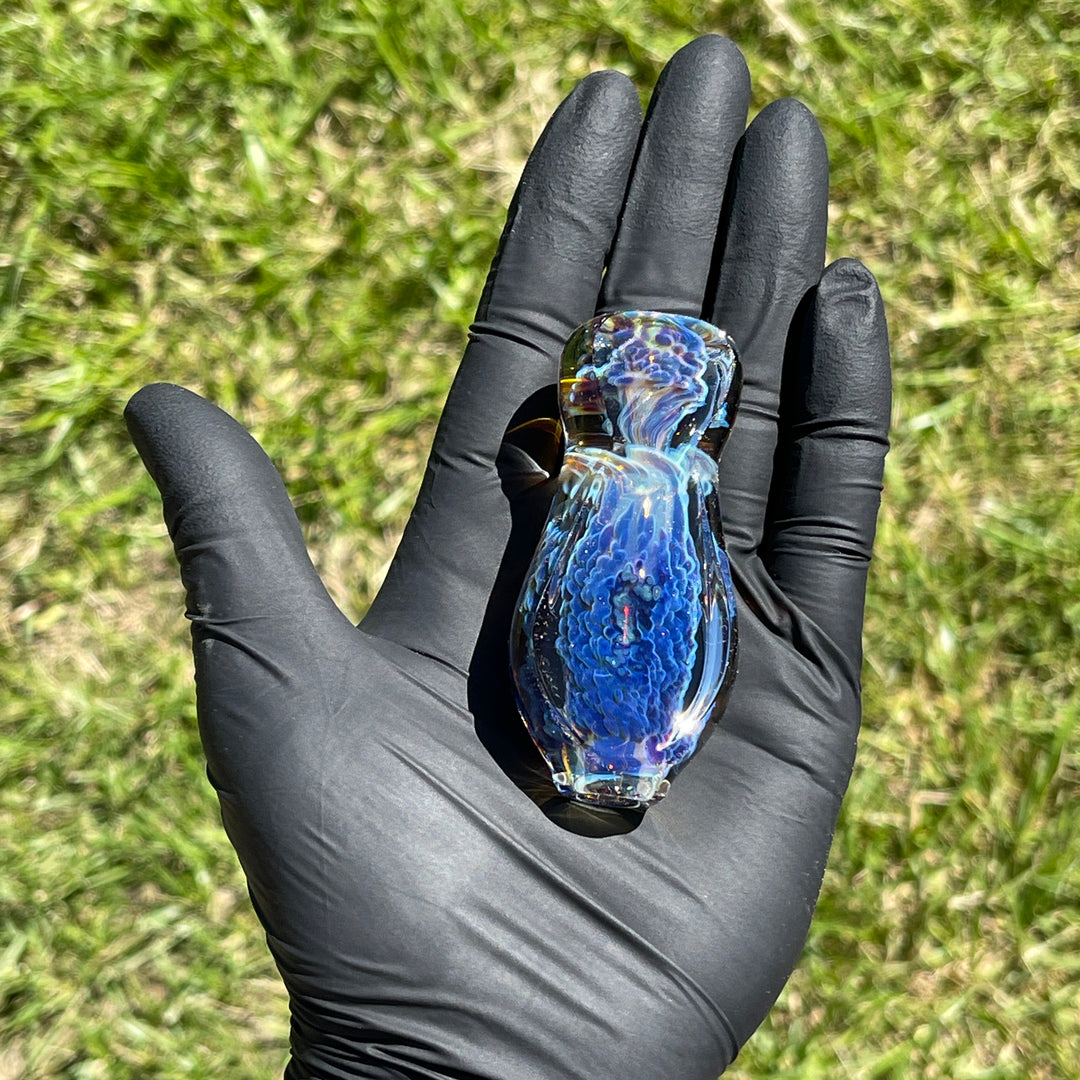 Purple Nebula Window Chillum Glass Pipe Tako Glass   