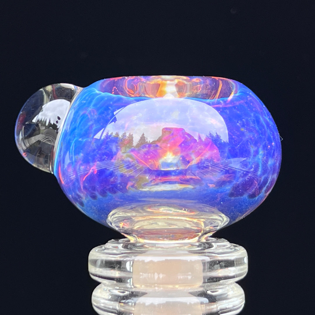 14mm Purple Nebula Pull Slide Accessory Tako Glass   