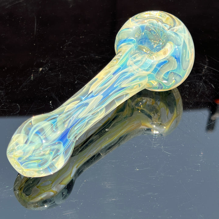 Large Ghost Flame Glass Pipe 6 Glass Pipe Tiny Mike   