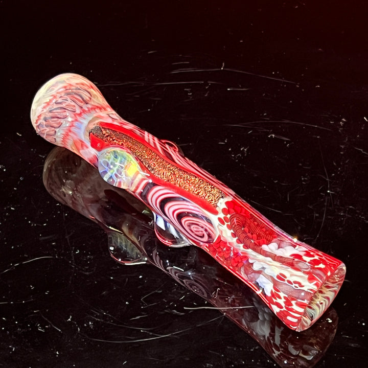 Glass Berry Cupcake Chillum Glass Pipe Glass Berry Cupcake