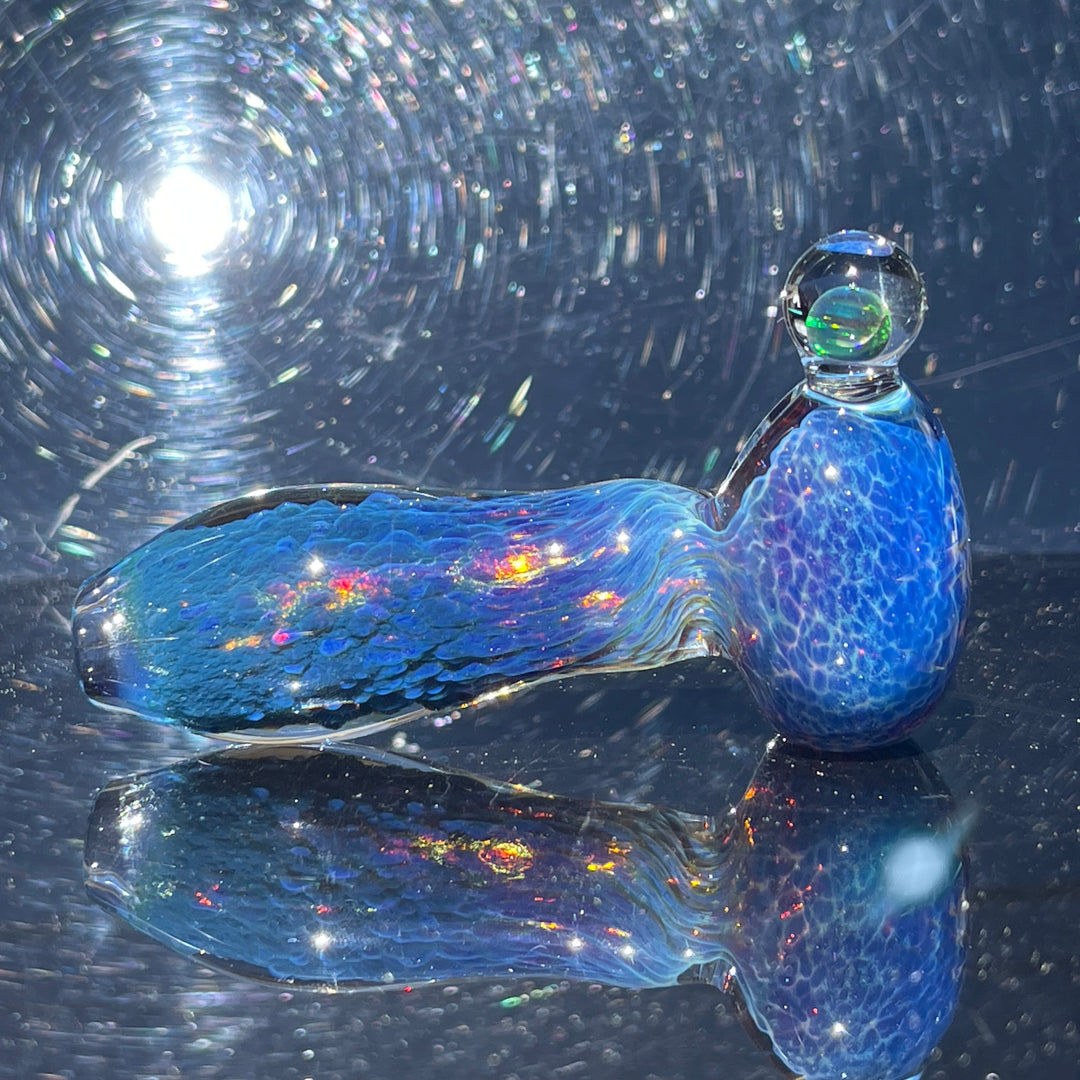 Purple Nebula Black Opal Pipe Glass Pipe Tako Glass   