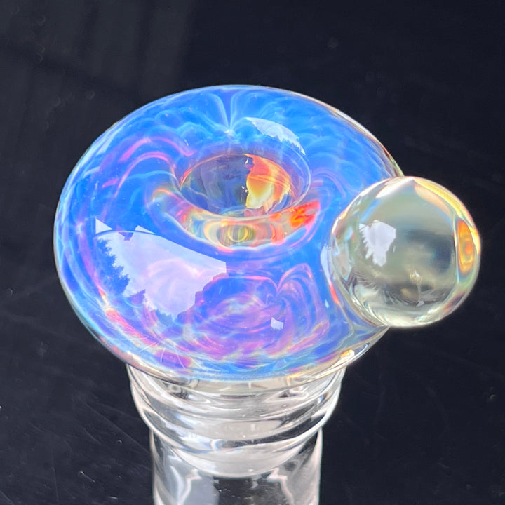 14mm Purple Nebula Pull Slide Accessory Tako Glass   