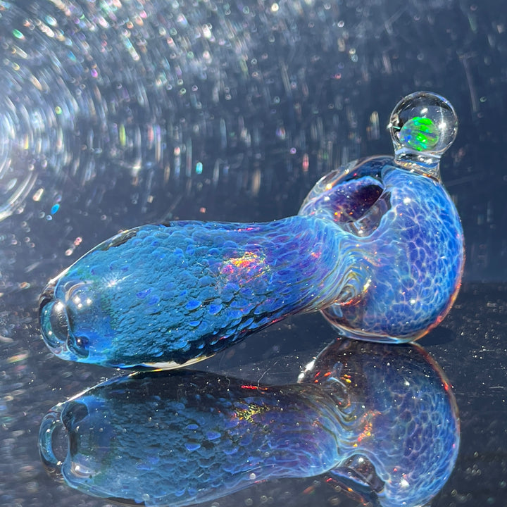 Purple Nebula Black Opal Pipe Glass Pipe Tako Glass   