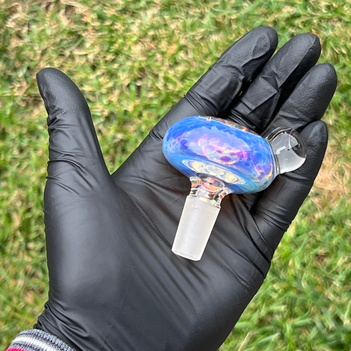 14mm Purple Nebula Pull Slide Accessory Tako Glass   