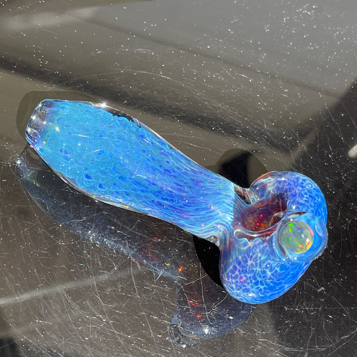 Purple Nebula Black Opal Pipe Glass Pipe Tako Glass   