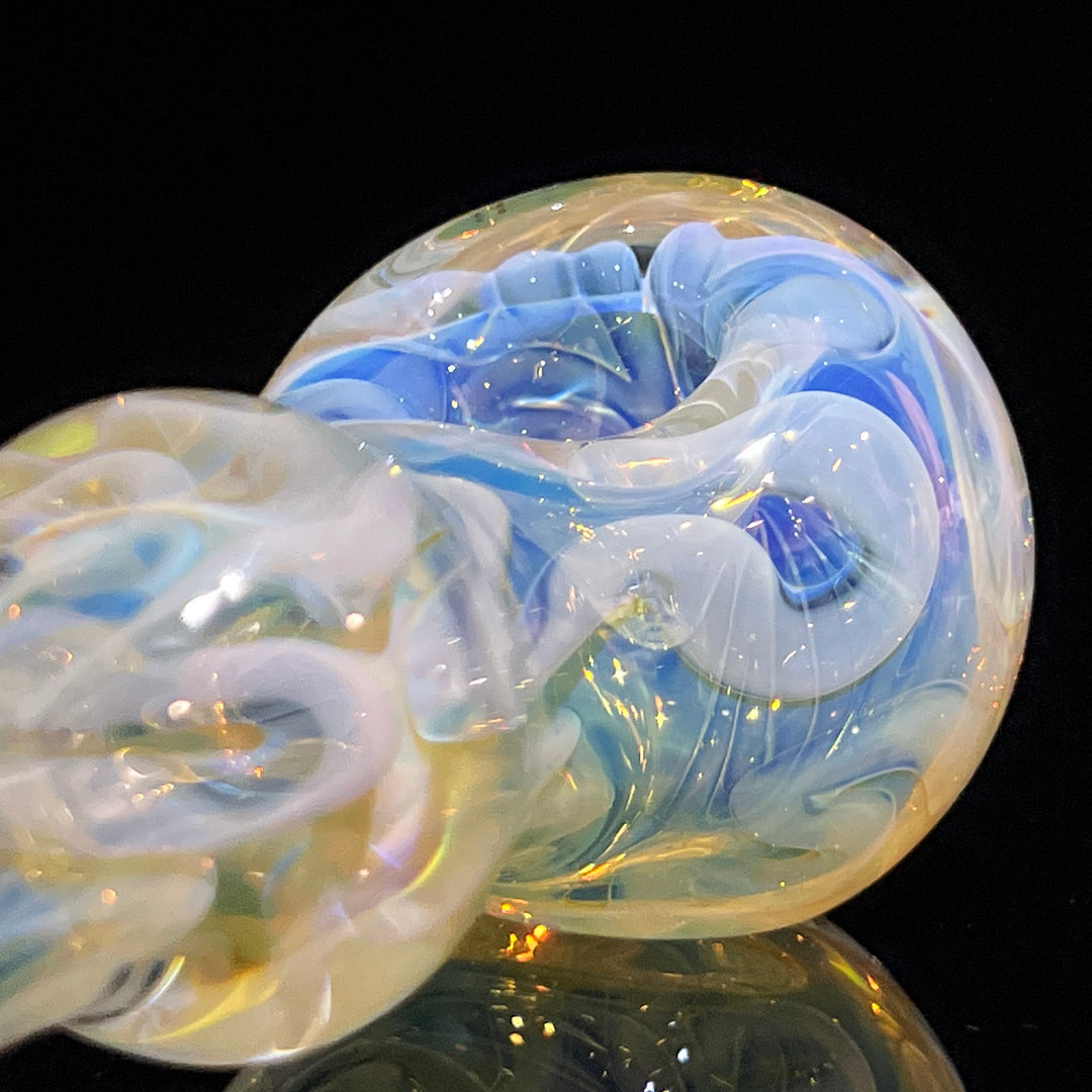 Large Ghost Flame Glass Pipe 8 Glass Pipe Tiny Mike   