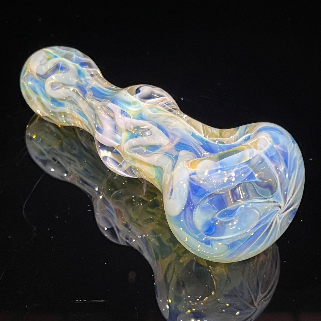 Large Ghost Flame Glass Pipe 8 Glass Pipe Tiny Mike   