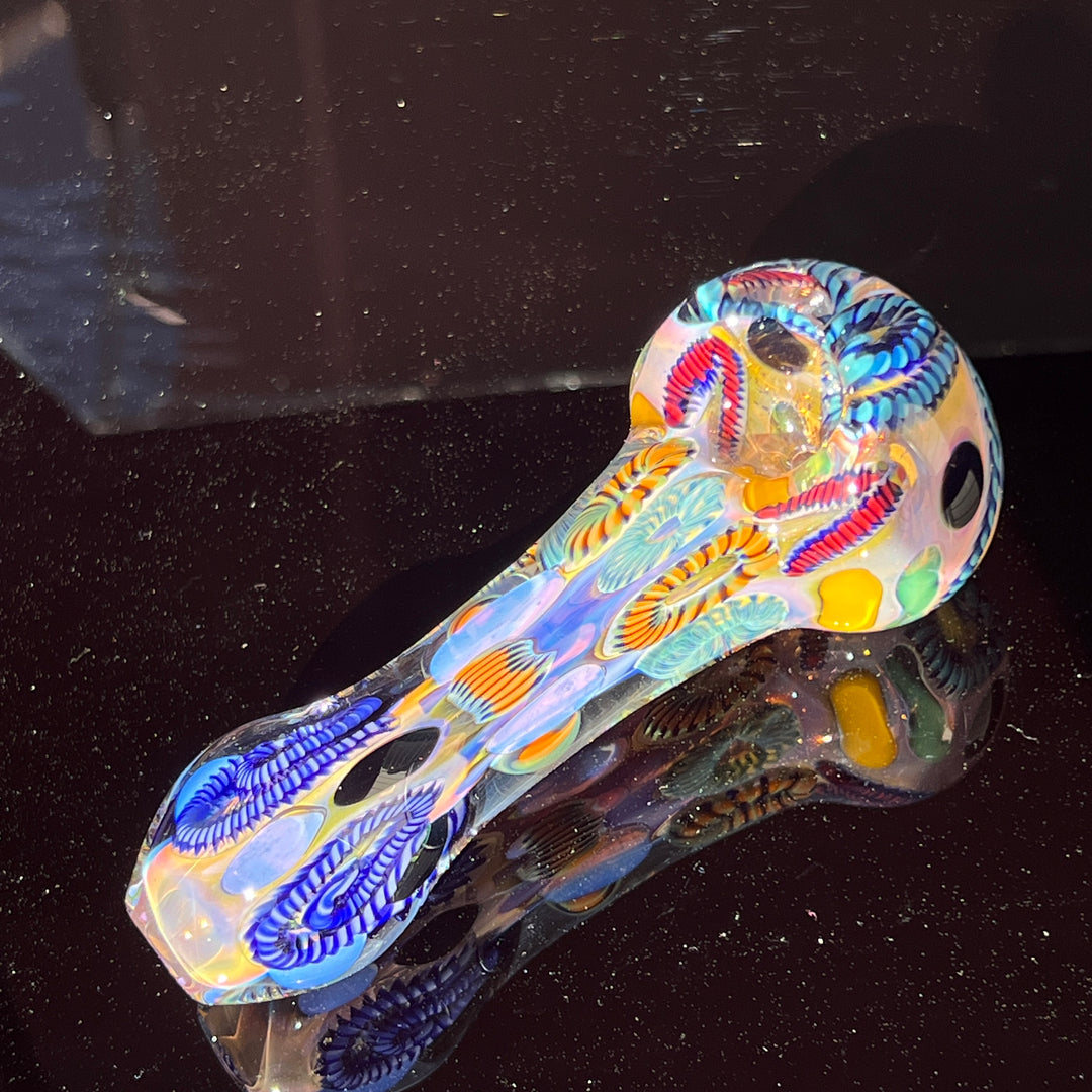 Super Chunky Inside Out Spoon Glass Pipe Tiny Mike   