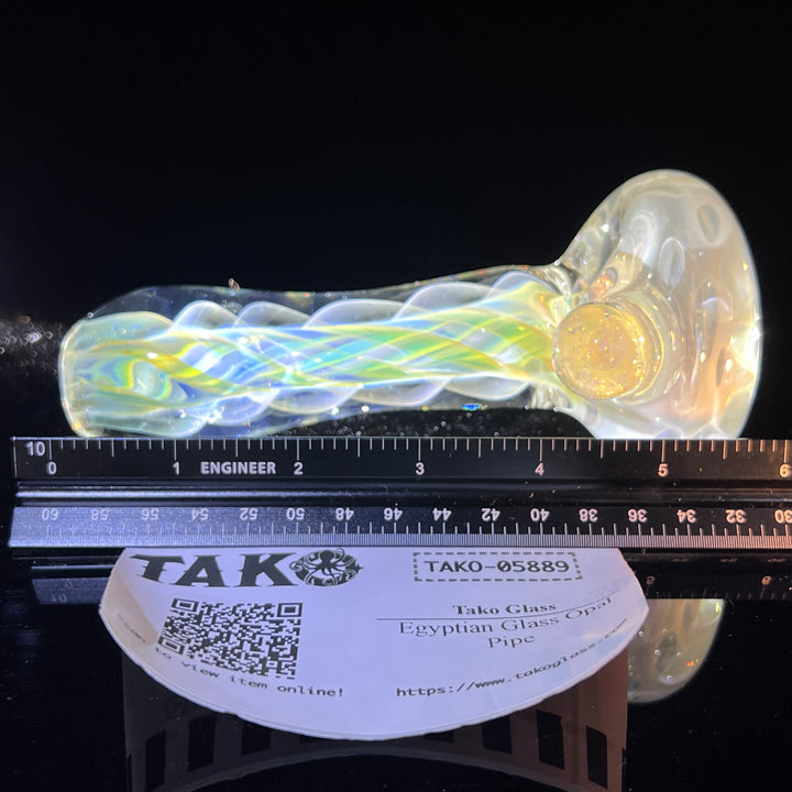 Egyptian Glass Opal Pipe Glass Pipe Tako Glass   