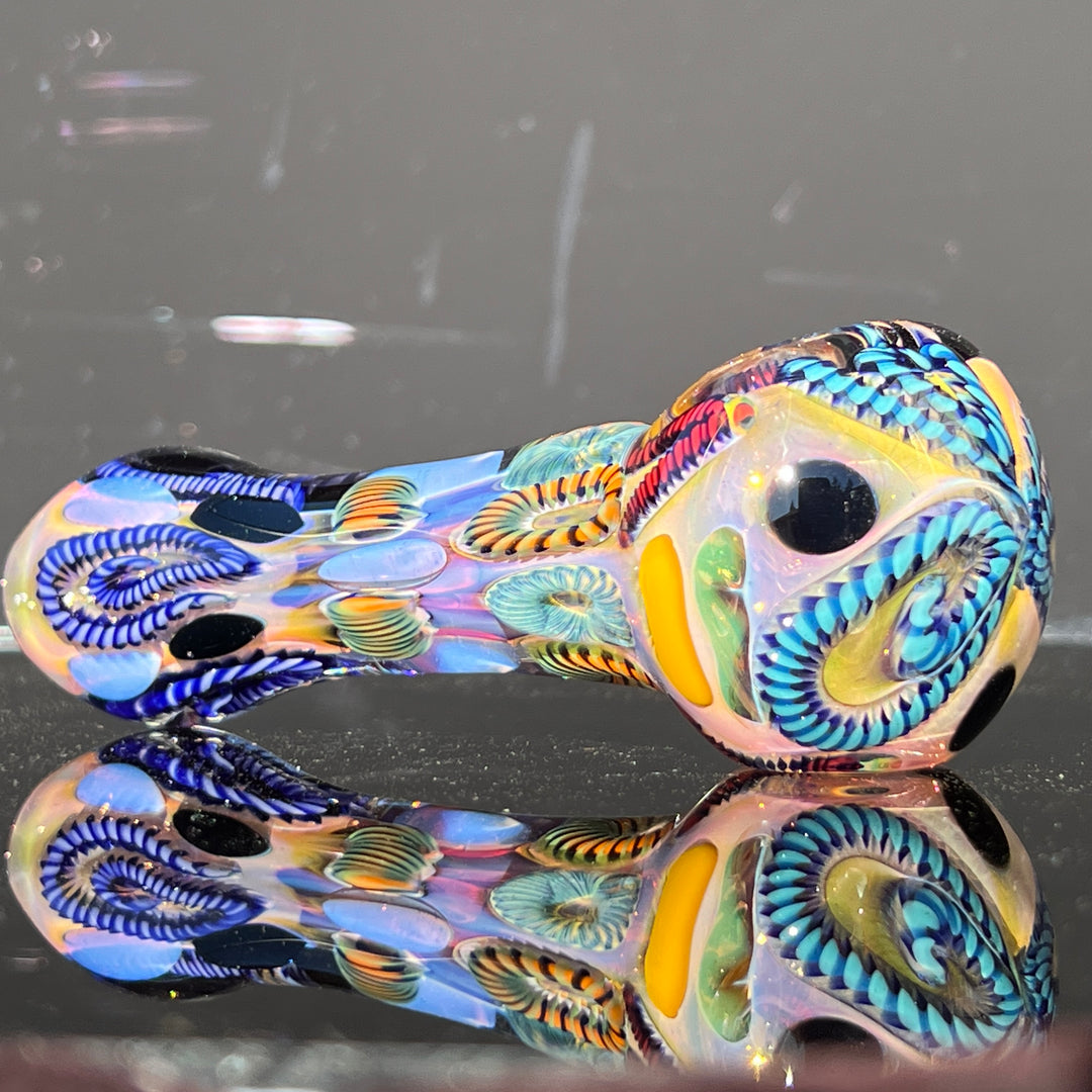 Super Chunky Inside Out Spoon Glass Pipe Tiny Mike   