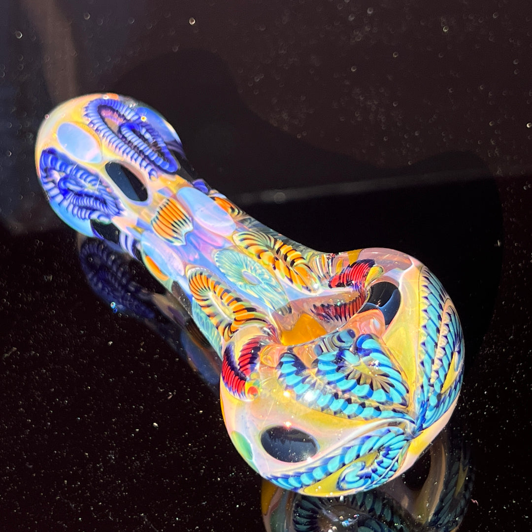 Super Chunky Inside Out Spoon Glass Pipe Tiny Mike   