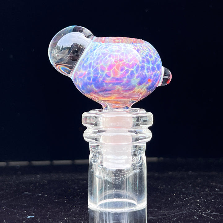 14mm Purple Nebula Pull Slide Accessory Tako Glass   