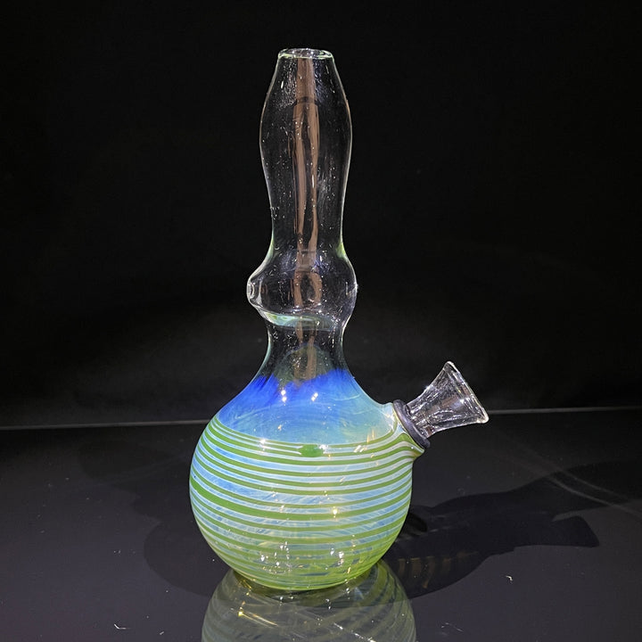 5" Fumed Color Rake Mini Bong Glass Pipe Mary Jane's Glass