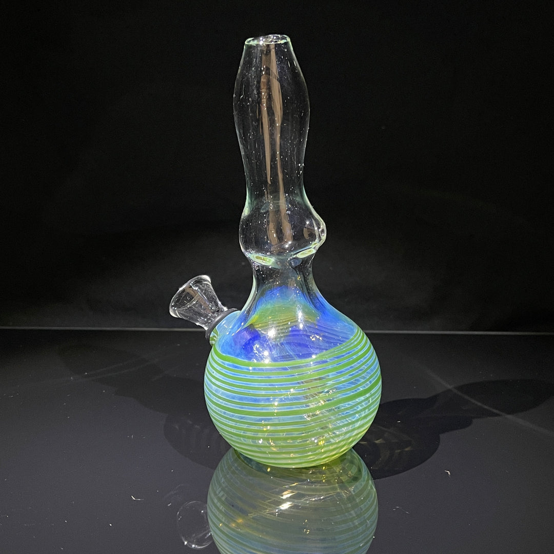 5" Fumed Color Rake Mini Bong Glass Pipe Mary Jane's Glass