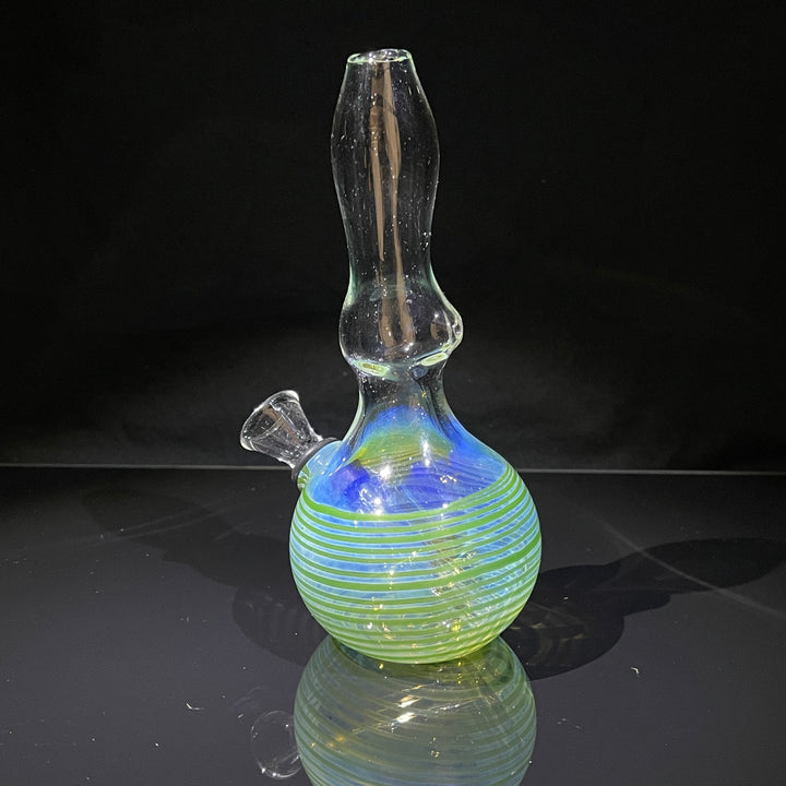 5" Fumed Color Rake Mini Bong Glass Pipe Mary Jane's Glass