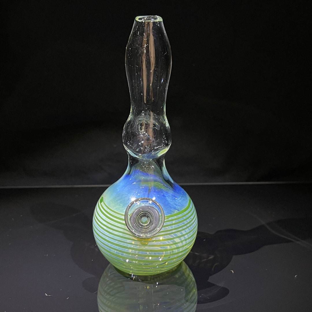 5" Fumed Color Rake Mini Bong Glass Pipe Mary Jane's Glass