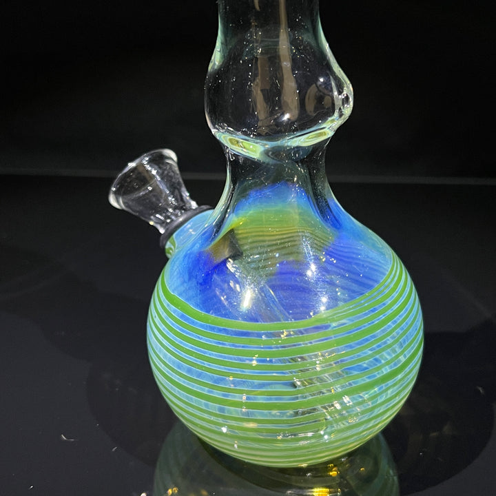 5" Fumed Color Rake Mini Bong Glass Pipe Mary Jane's Glass