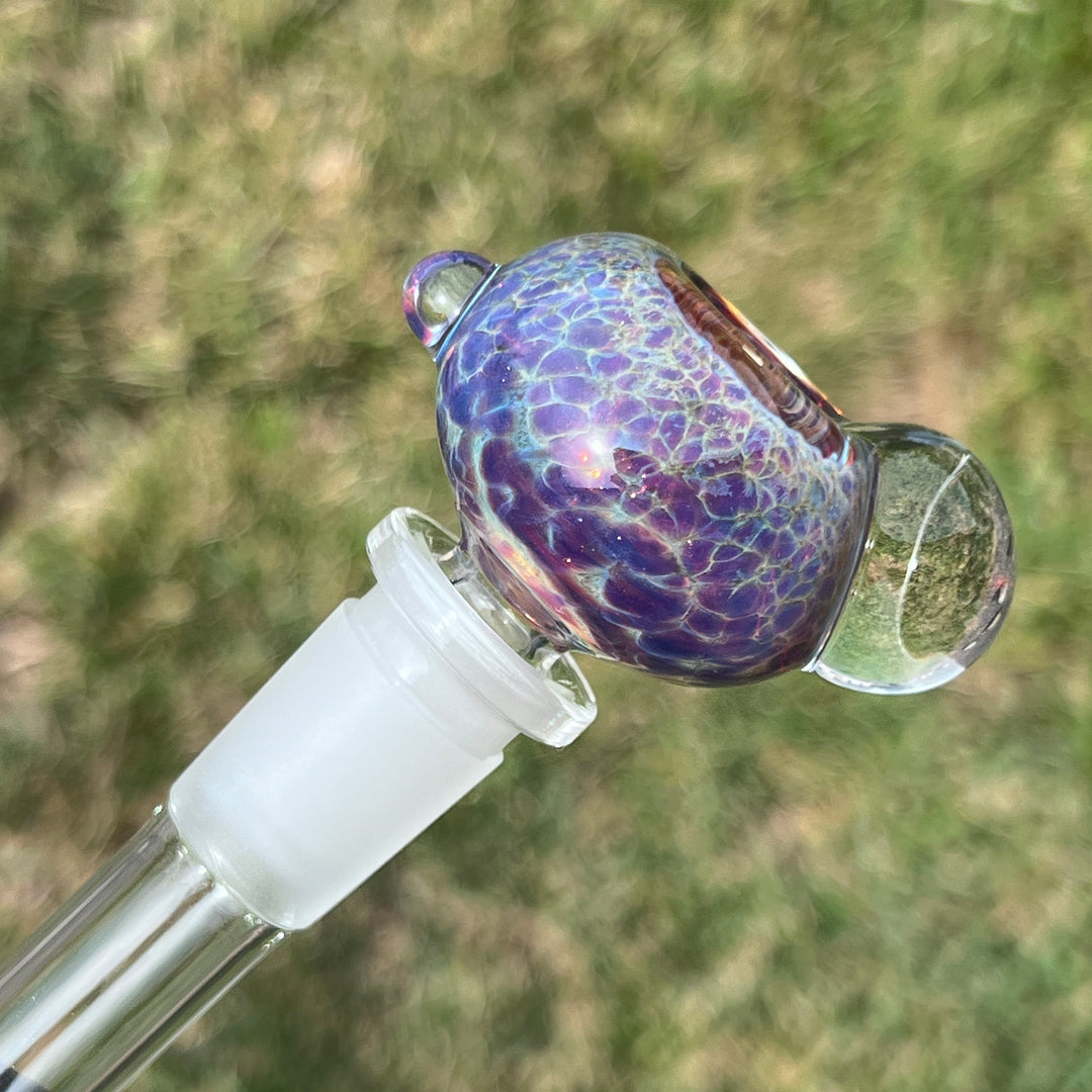 14mm Purple Nebula Pull Slide Accessory Tako Glass   