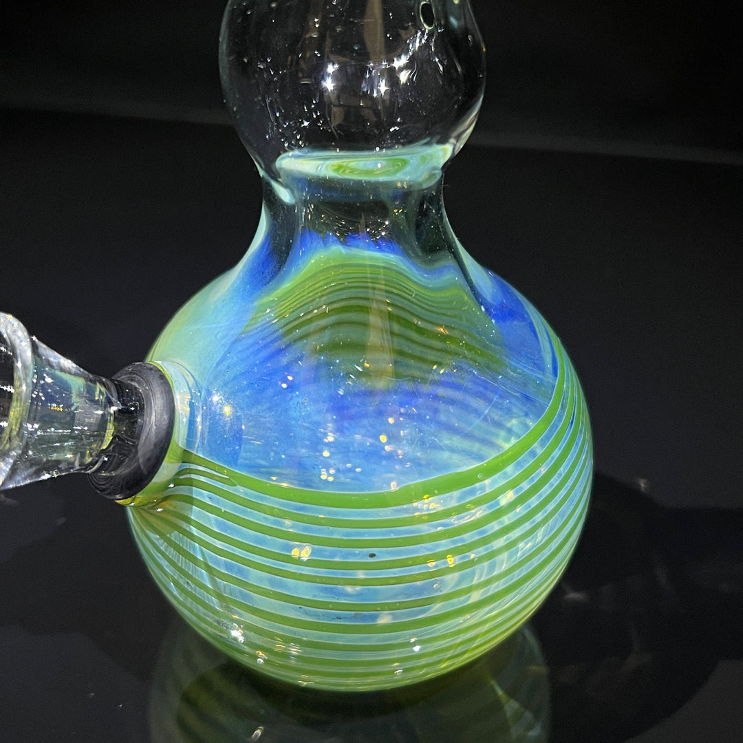 5" Fumed Color Rake Mini Bong Glass Pipe Mary Jane's Glass