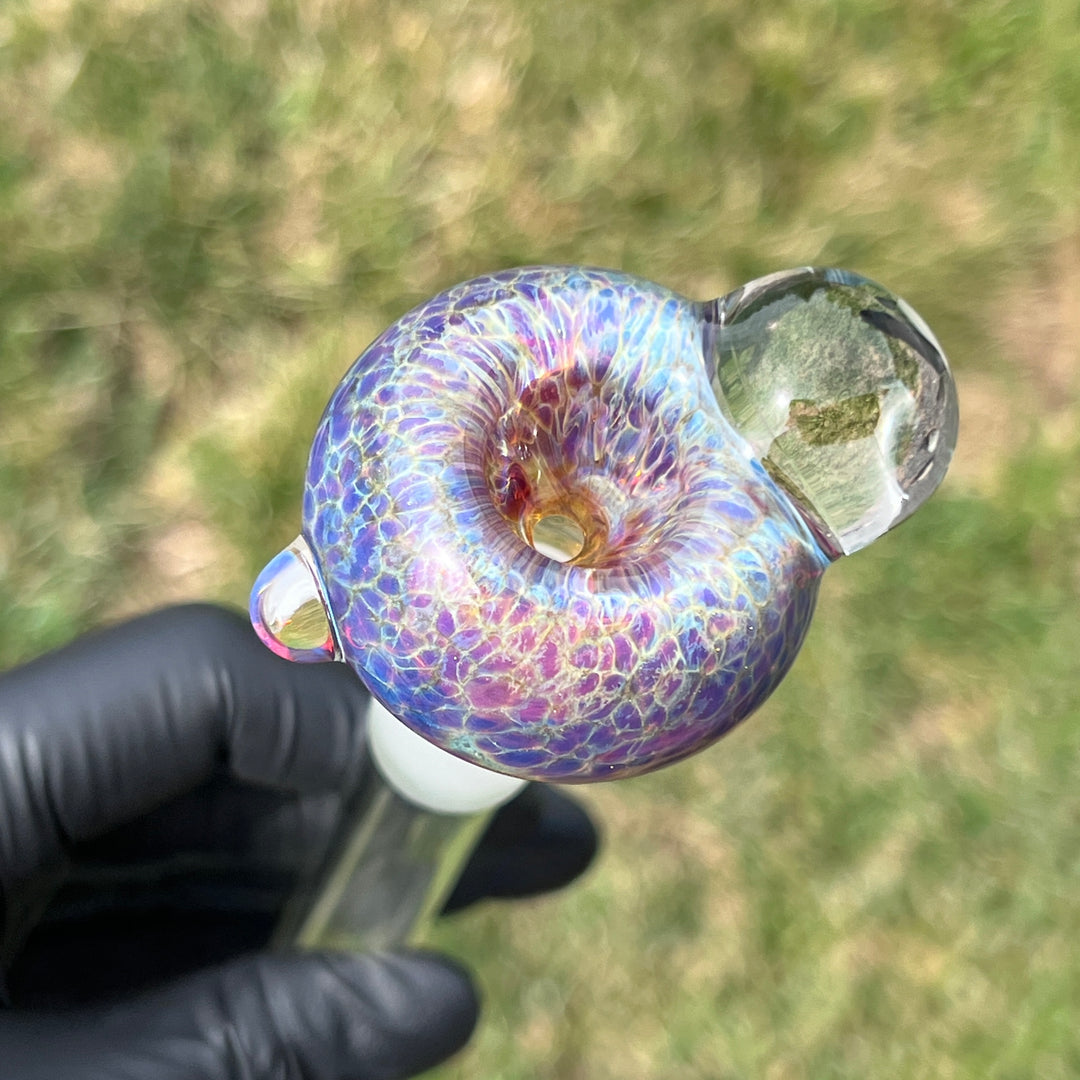 14mm Purple Nebula Pull Slide Accessory Tako Glass   