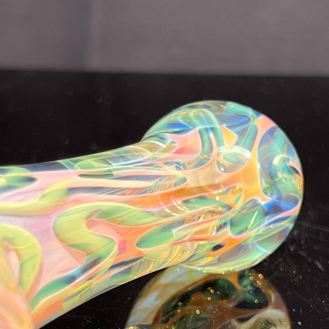 Large Ghost Flame Glass Pipe 9 Glass Pipe Tiny Mike   