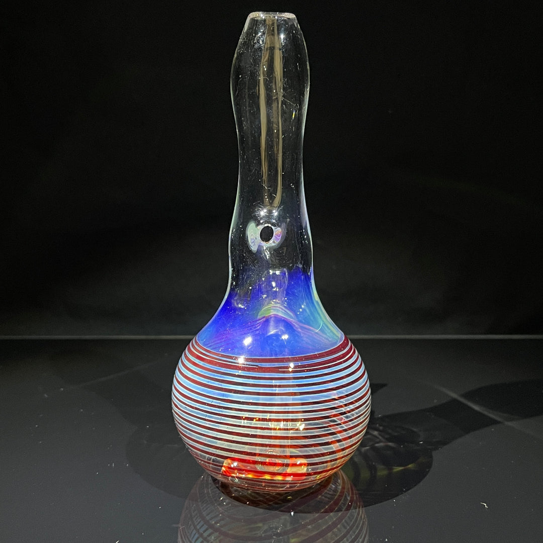 5" Fumed Color Rake Mini Bong Glass Pipe Mary Jane's Glass