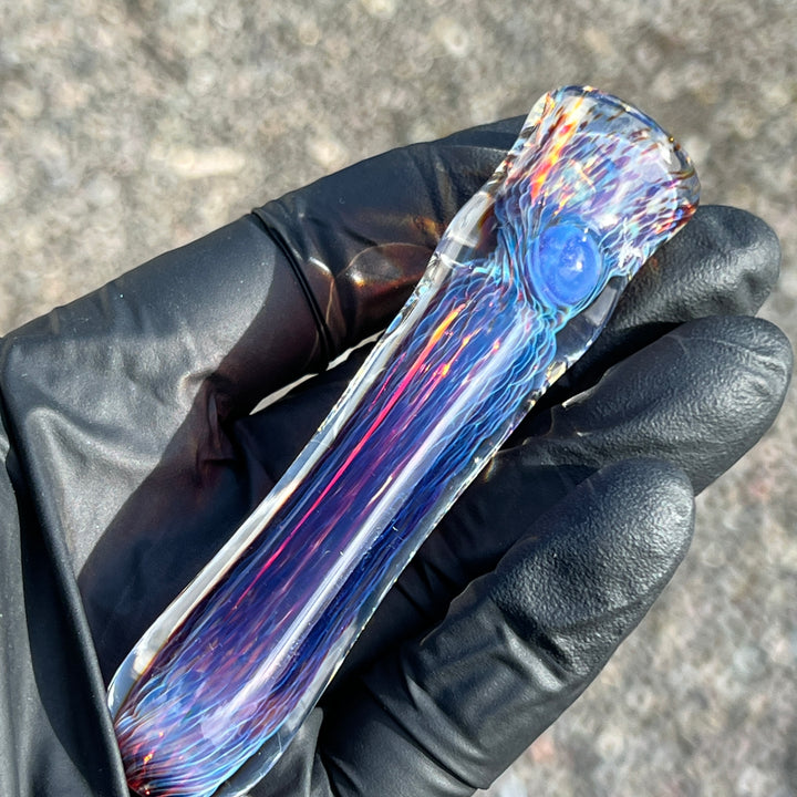 Thick Purple Chillum & Case Combo Glass Pipe Chuck Glass