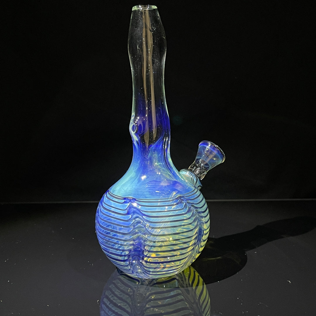 5" Fumed Color Rake Mini Bong Glass Pipe Mary Jane's Glass