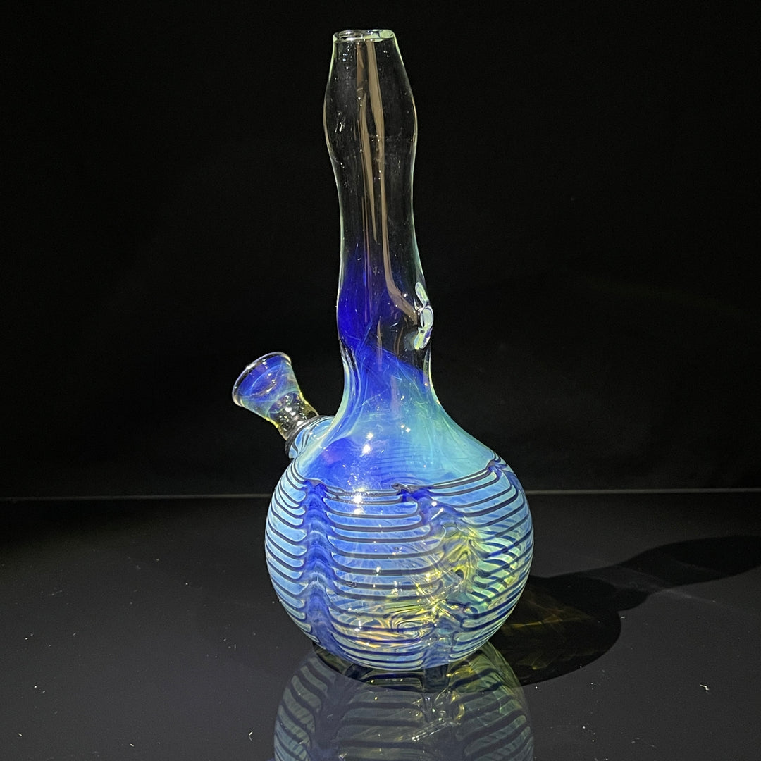 5" Fumed Color Rake Mini Bong Glass Pipe Mary Jane's Glass