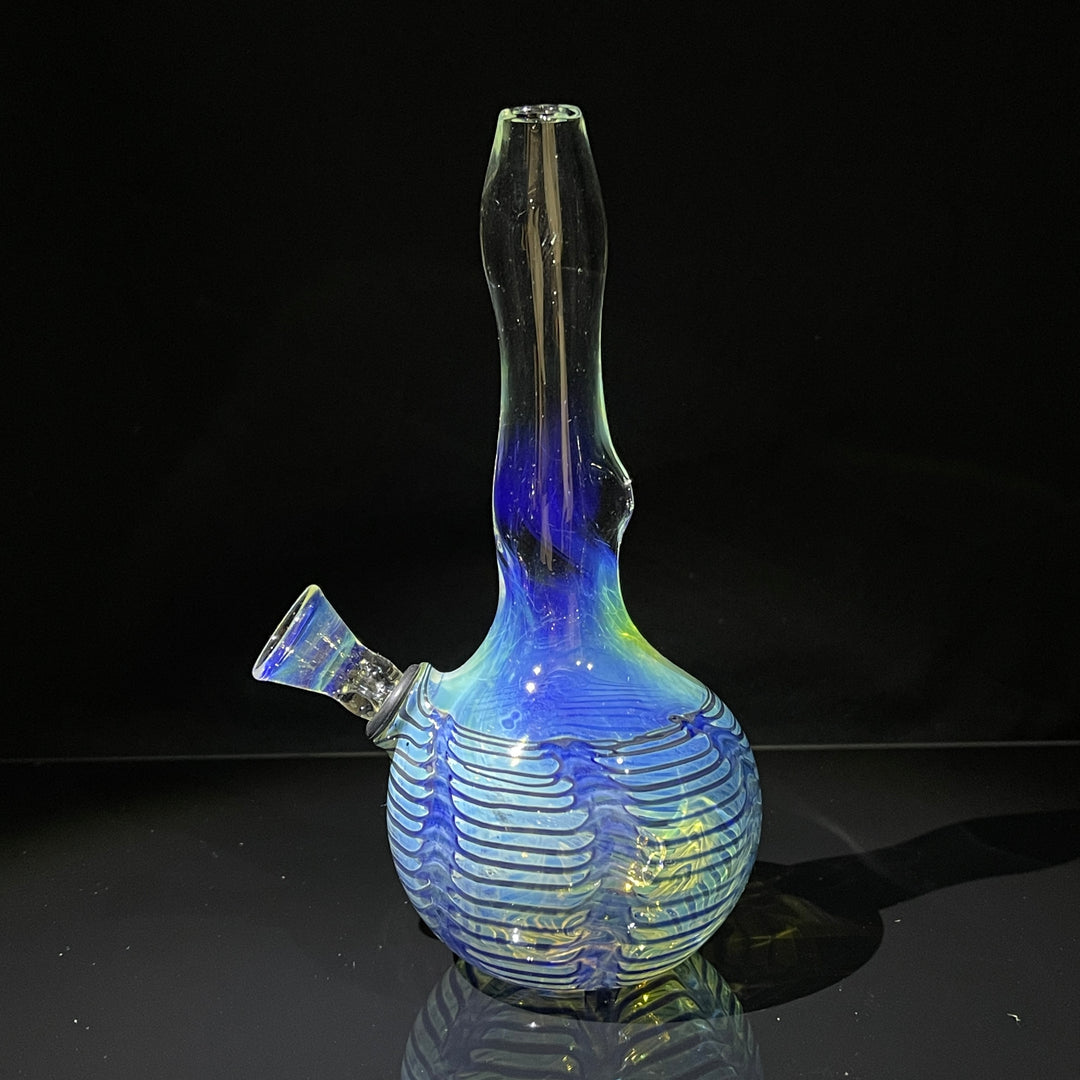 5" Fumed Color Rake Mini Bong Glass Pipe Mary Jane's Glass