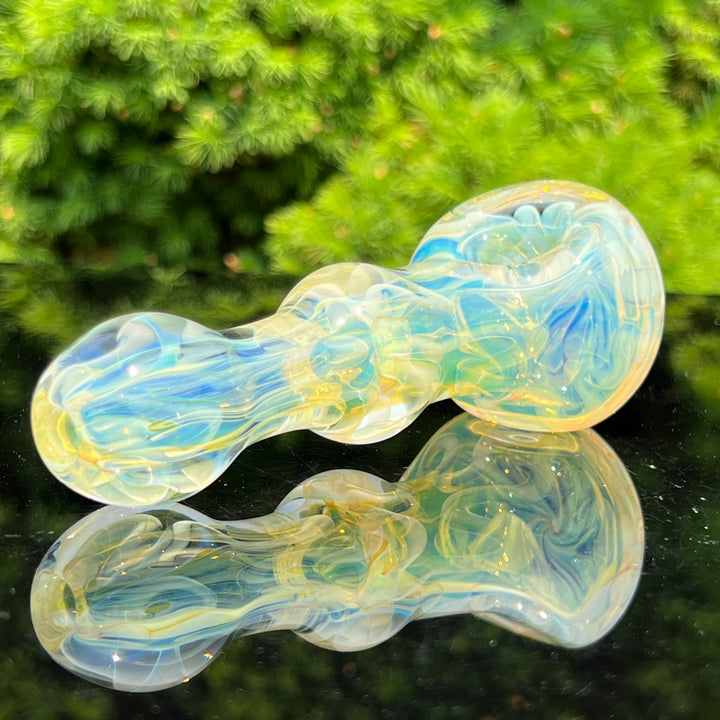 Large Ghost Flame Glass Pipe 10 Glass Pipe Tiny Mike   