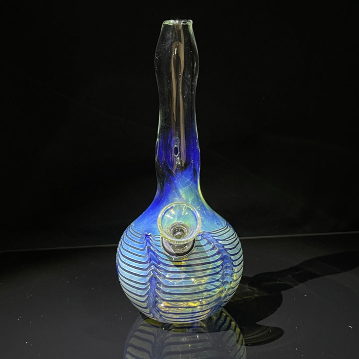 5" Fumed Color Rake Mini Bong Glass Pipe Mary Jane's Glass