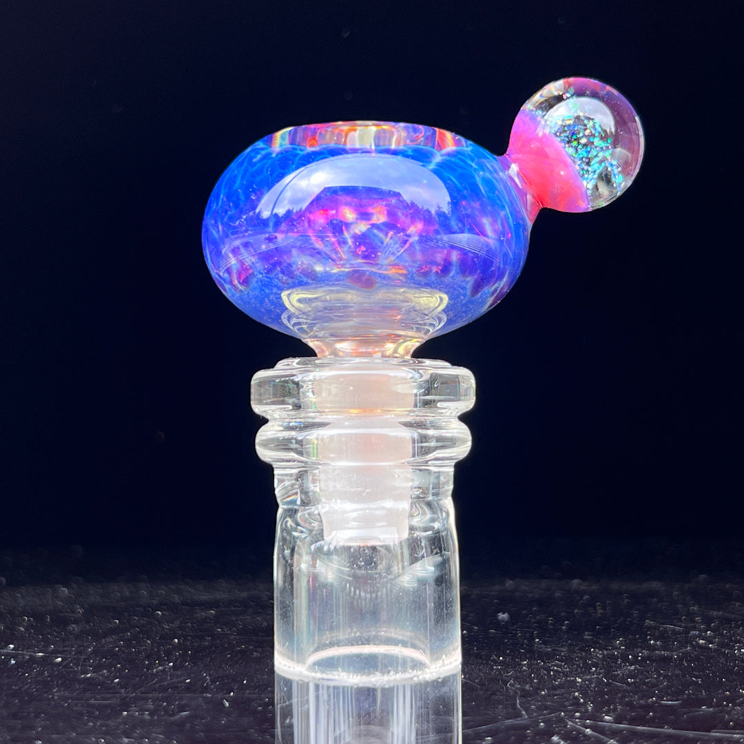 14mm Purple Nebula Pull Slide Accessory Tako Glass   