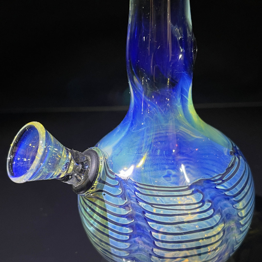 5" Fumed Color Rake Mini Bong Glass Pipe Mary Jane's Glass